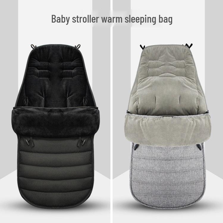 Universal Baby Stroller Winter Sleeping Bag - Thick, Warm, and Windproof