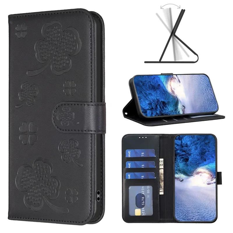 Wallet Flip Case on For iPhone 16 Pro Max Classic Phone Leather Cases For Apple iPhone16 Plus 16Pro Coque Card Slot Back Cover
