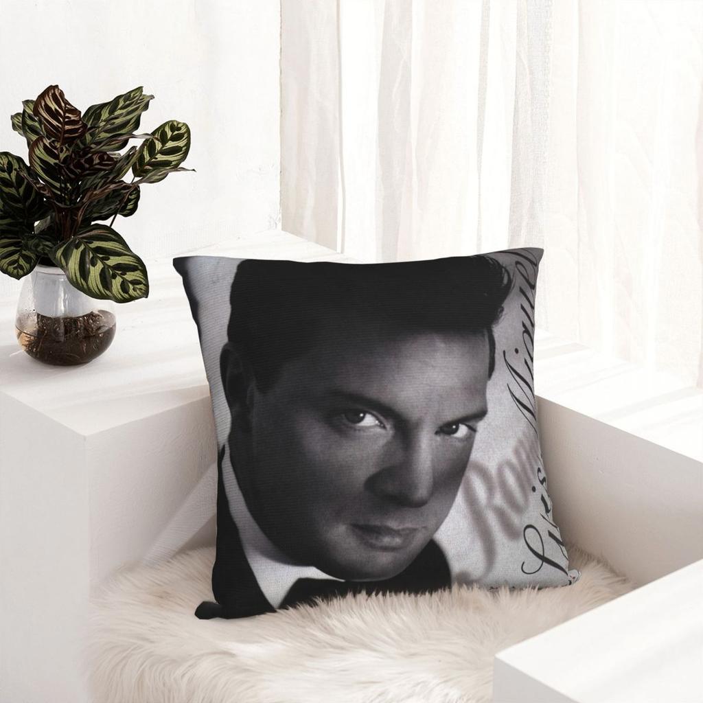 Luis Miguel Album Romance Tanktop Kissenbezug Weiche Polyester Kissenhülle Geschenk Kissenhülle Schlafzimmer Quadratisch 45*45cm