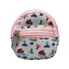 Mini Backpack Coin Purse, Scratch Resistant Zippered Compartment Keychain Bag, Waterproof Oxford Cloth Earphone Case