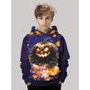 Latest Halloween Series New Pumpkin Head Hoodie 3D Print Autumn Pullover Casual Comfortable Sports Parent-Children's Clothing