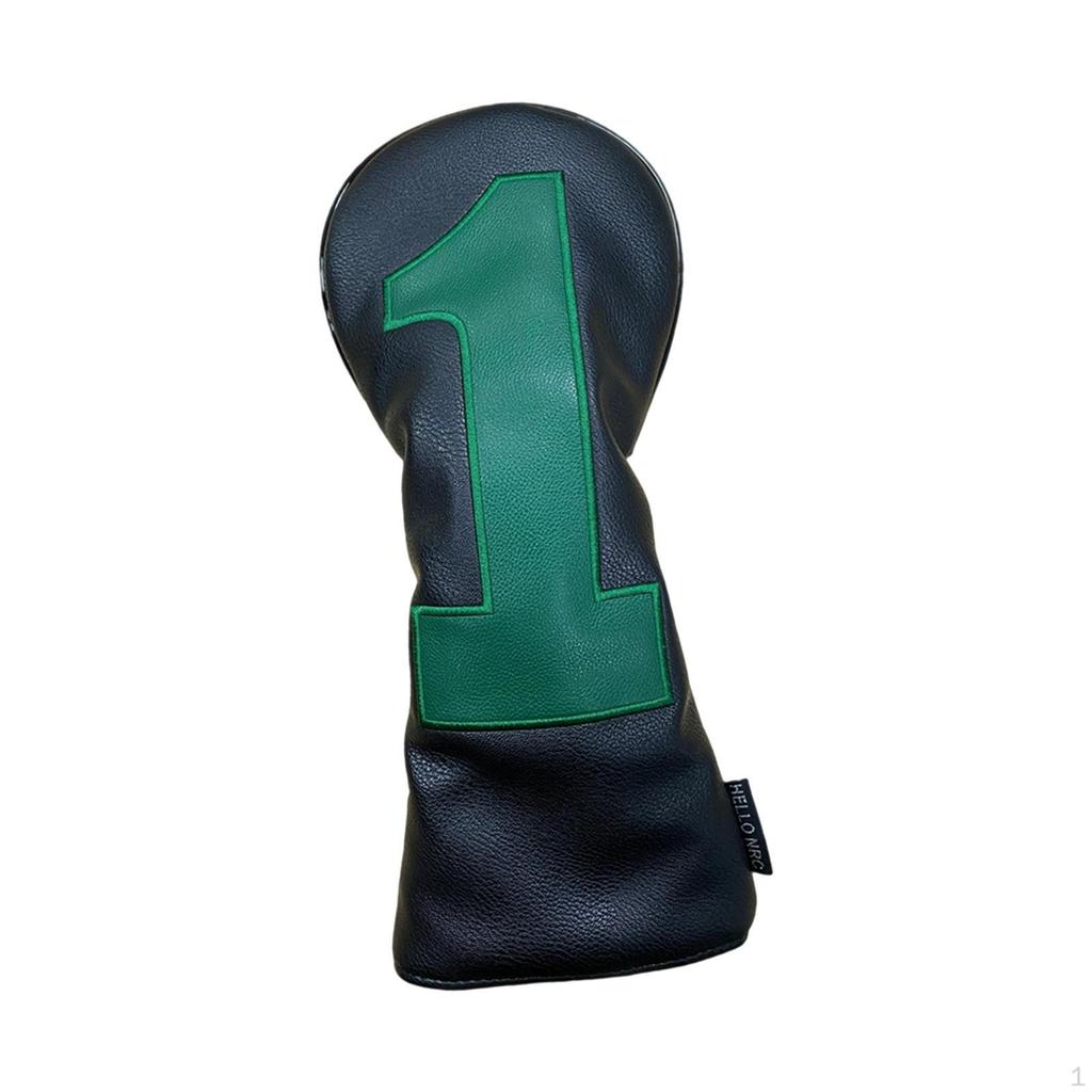 Golf Club Head Cover for Woods PU Leather Protection Wood Headcover Outdoor