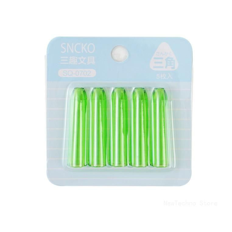 

5PCS/set Pen Cover Clear Plastic Pencil Cap Transparent Pencil Top Pencil Protective Cap Extender