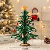 Mini Wooden Christmas Tree Decoration