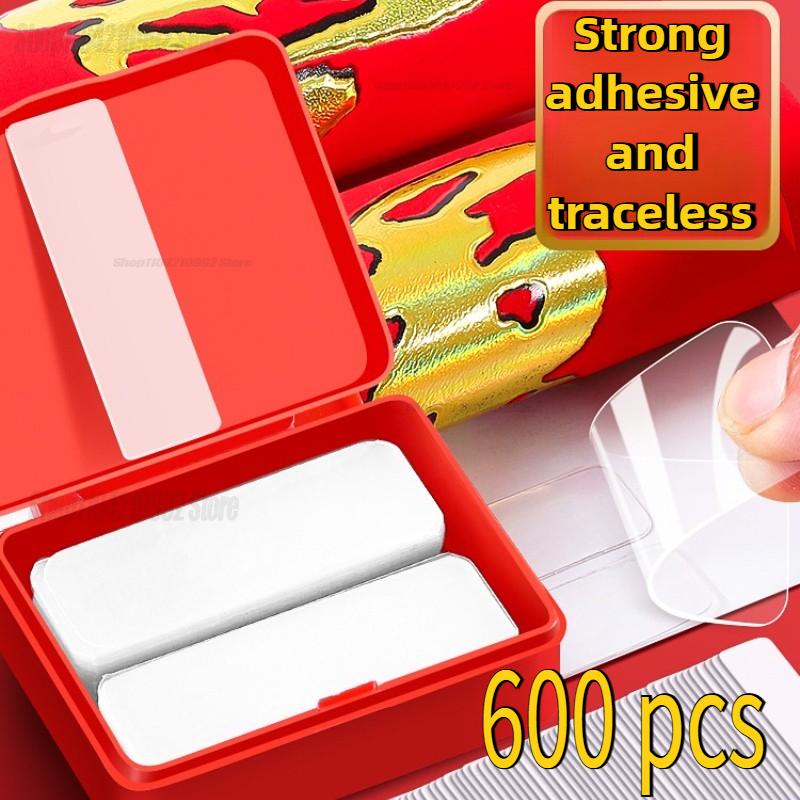 Reusable Double Sided Adhesive Tape Strong Adhesion Wall Sticker Sticky Balloon Traceless Poster Clear Nano Home Improvement