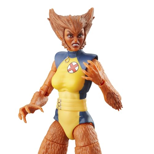 Hasbro MARVEL Marvel Legends Series Wolfsbane Comics Collectible 6 Inch (15cm) Size Action Figure with Build-A-Figure Parts F9074 Genuine Product