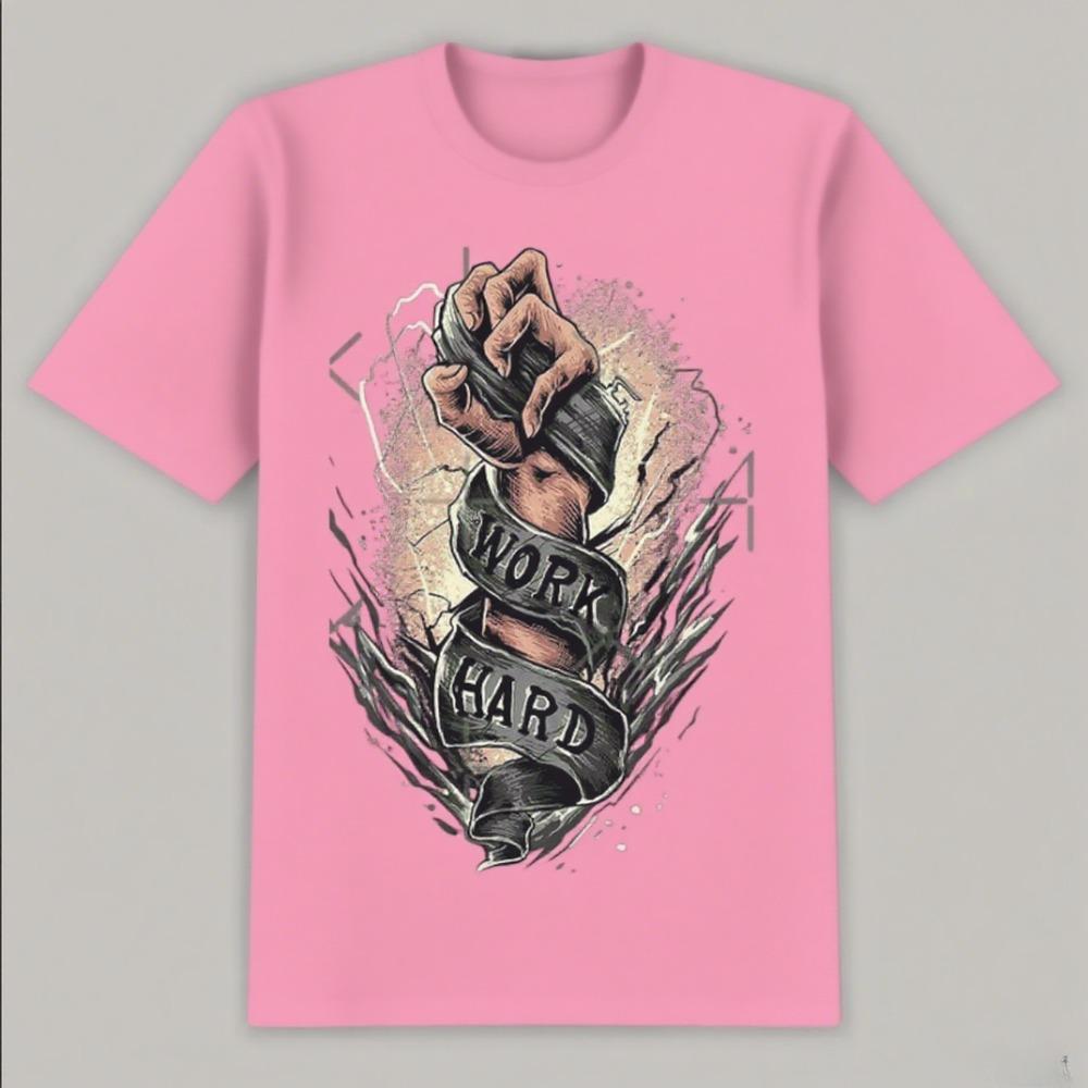 Emerging Art Daily Style Trend Printing Cotton Short-sleeved T-shirt Women's New Street Style Couple Tide Brand Breathable Tops