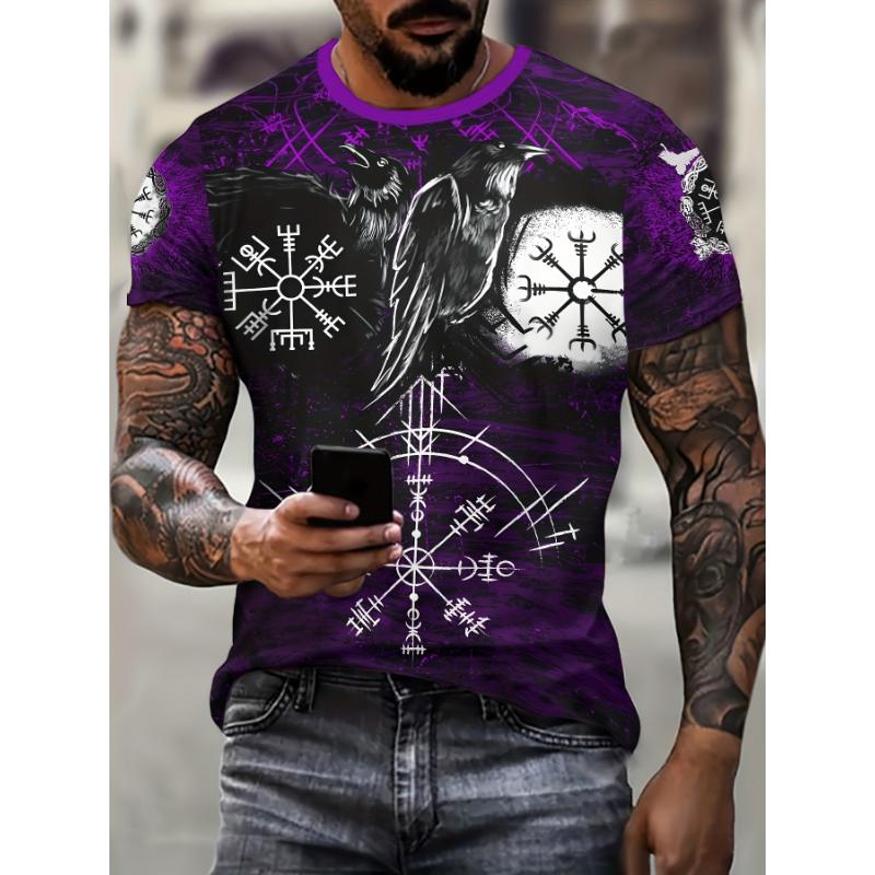 Men S Summer Creative 3D Digital Print T-Shirt S