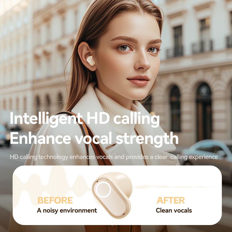 New TWS wireless earphones In-ear AI language translation earphones fast translation Type-C charging with app