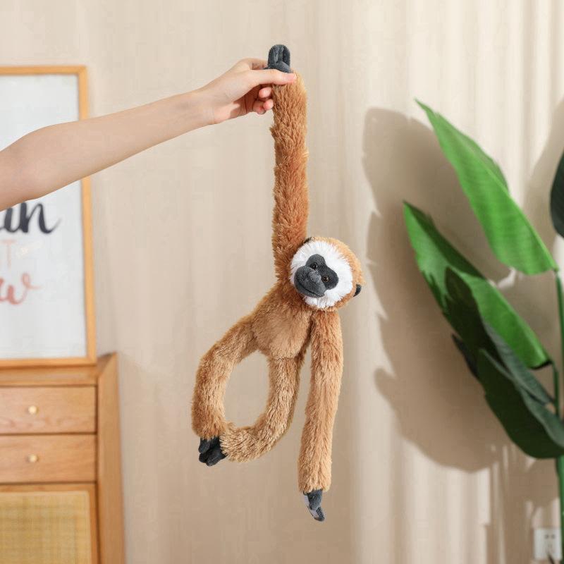Cartoon Long-Armed Monkey & Baby Orangutan Lemur Sloth Plush Toy for Kids