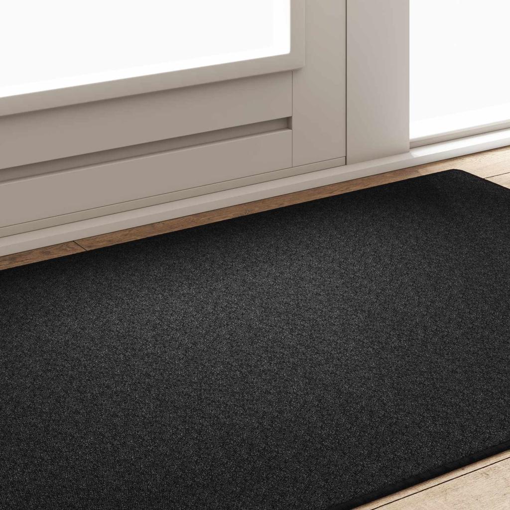 Anthracite Grey Carpet Runner 100 x 150 cm 100percent Polypropylene
