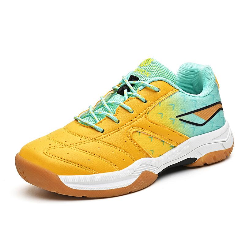 

New professional badminton shoes, outdoor sports competition training non-slip shoes 31 жёлтый
