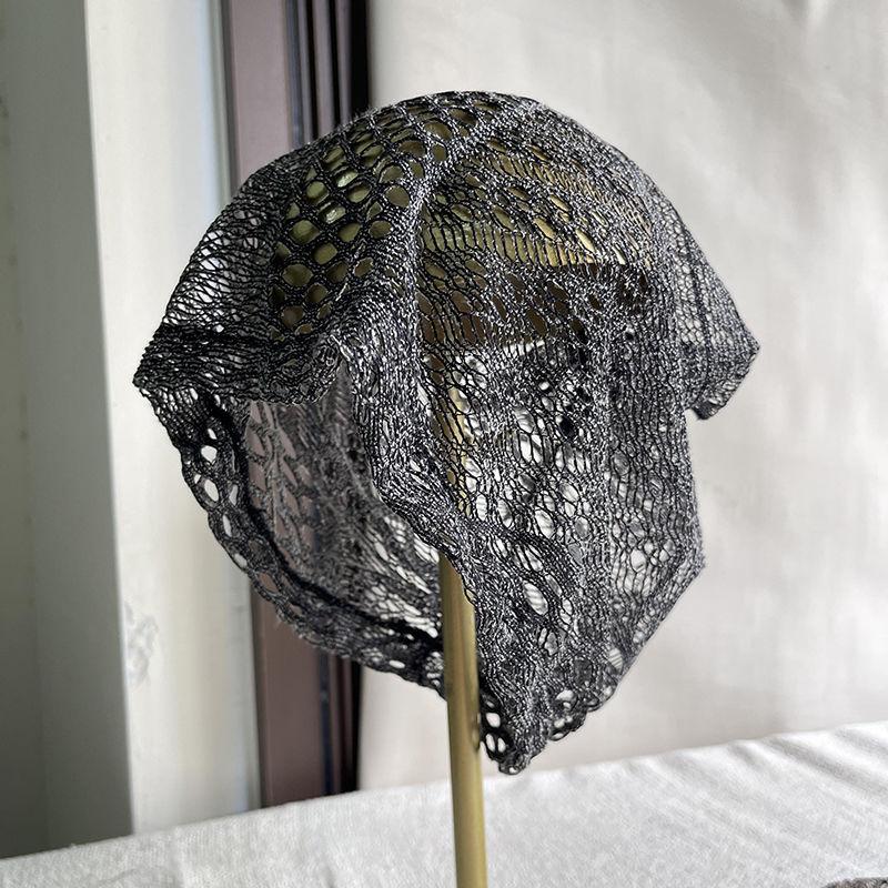 

Ленивая и Расслабленная Ретро Уличная Шапка-Пилка в Гонконгском Стиле Женская Весенне-Летняя Ретро Холодная Шапка Эластичная Шапка-Носок для Большой Головы one size серый