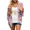 Summer Ladies New Chiffon Beach Skirt Blouse Vacation Style Leopard Print Cardigan Casual Sunscreen Clothing