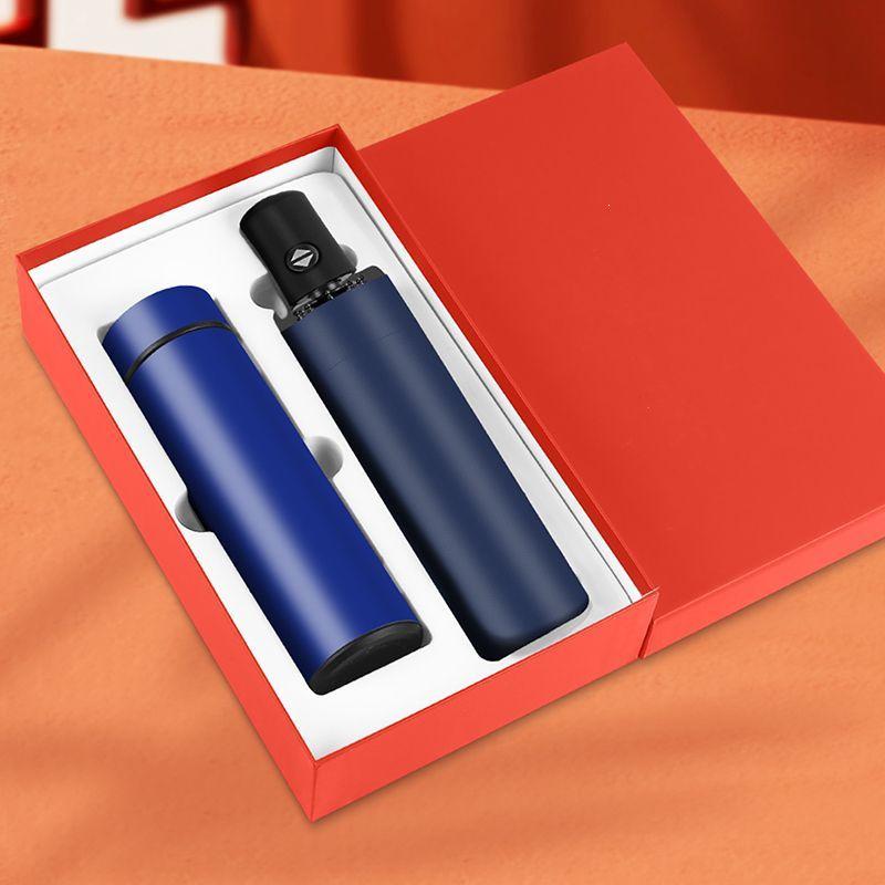 Festival-Geschenkset für Unternehmen: Bürobecher, Regenschirm, Thermoskanne, Nagelsouvenir