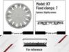 15-Inch Steel Wheel Decoration Cap for Toyota Yaris L/Vios