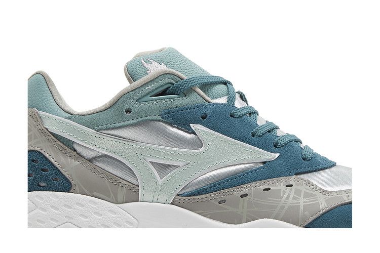 Men's Sneakers Mizuno Contender Hanon Grampus Dolphin Silver/Trooper/Evergreen