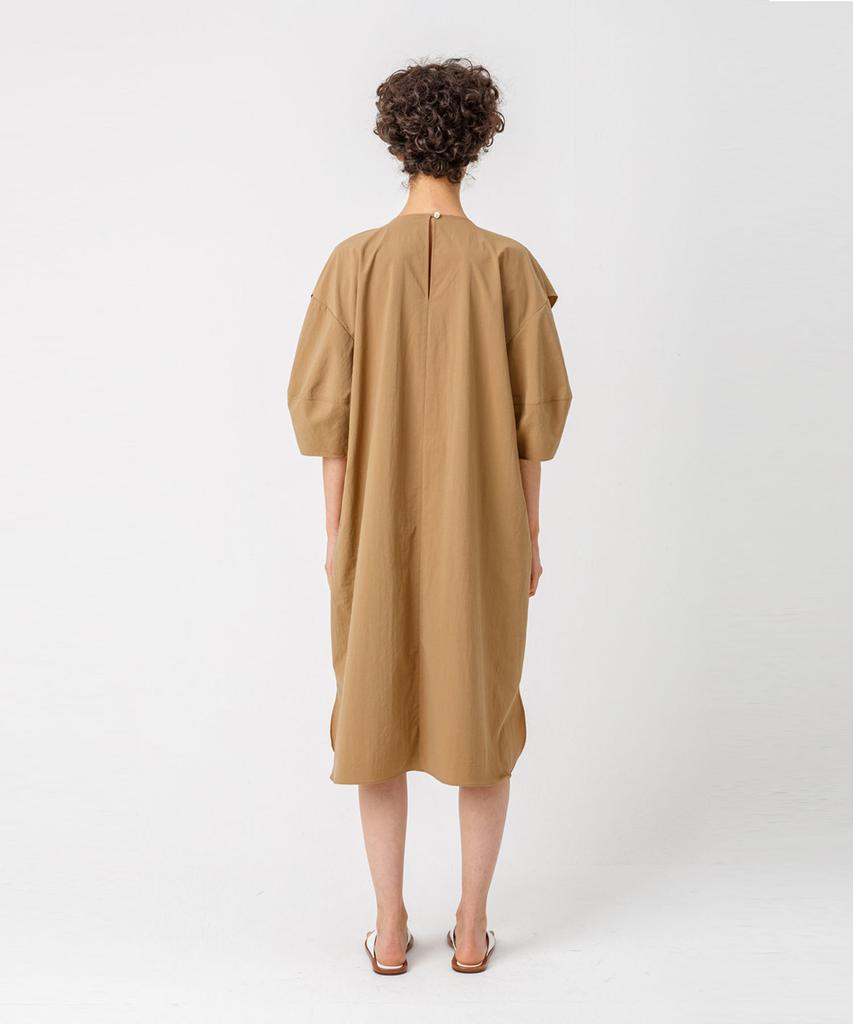 Page Flap Point Dress_Brown