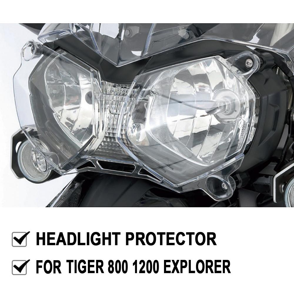 NOVÝ akrylový chránič světlometů pro motocykl Triumph Tiger 800 XC XCX XCA XR XRT XRX 2011-2018