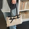 Commuter Shoulder Bag Contrast Color Tote Bag Women's Large Capacity Underarm Bag
