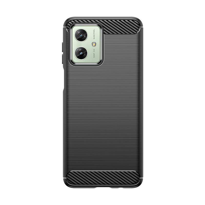 

Для Moto G54 Чехол Чехол Moto G54 G 54 Capas Новый Карбоновый Бампер Задний Противоударный Мягкий ТПУ Чехол Для Motorola Moto G54 Fundas For Moto G54 чёрный