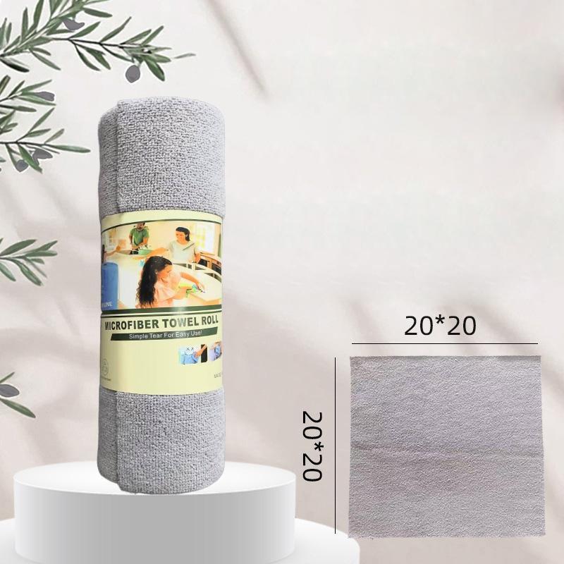 20PCS Ultra-Fine Fiber Cleaning Cloth Roll, Multifunctional Reusable Household Dish Towel, Car Cleaning Tool, Ideal Room