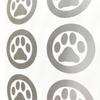 nc-smile Dog Cat Paw Footprint Cutting Sticker One Point Mark