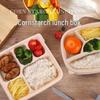 Zebian Corn Starch Disposable Bento Boxes