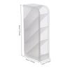 Desk Organiser Creative Transparent Oblique Insert Pen Holder Desktop Pen Bucket Storage Box Office Pen Holder Desk Organizer