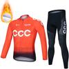 1 Thermal Fleece Cycling Suit Men Women Winter Mountain Bike Riding Warm Outdoor Sport Wear