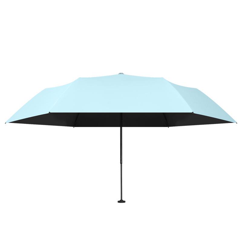 Japanese Pencil Umbrella, Ultra-light Feather Umbrella, Vinyl Sunscreen, Sun Cover, Three-fold Umbrella, Rain and Shine Gift Advertising Umbrella