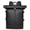 Men's Fashionable Roll-Up Backpack, Large Capacity Travel & Laptop Bag, Schoolbag for College Students