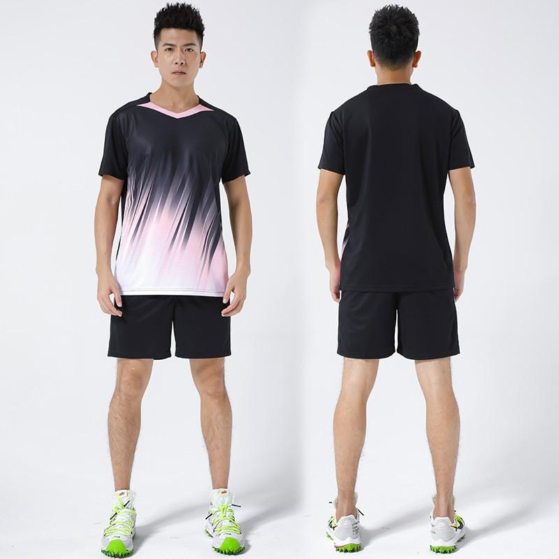 Unisex Volleyball Sport Set Short Sleeve Training Jersey Indoor Court Games Athletic Wear
