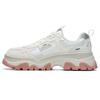 HIKE Textile, Synthetic Leather Low Top Chunky Sneakers Women's Pink White F12W144132FSW
