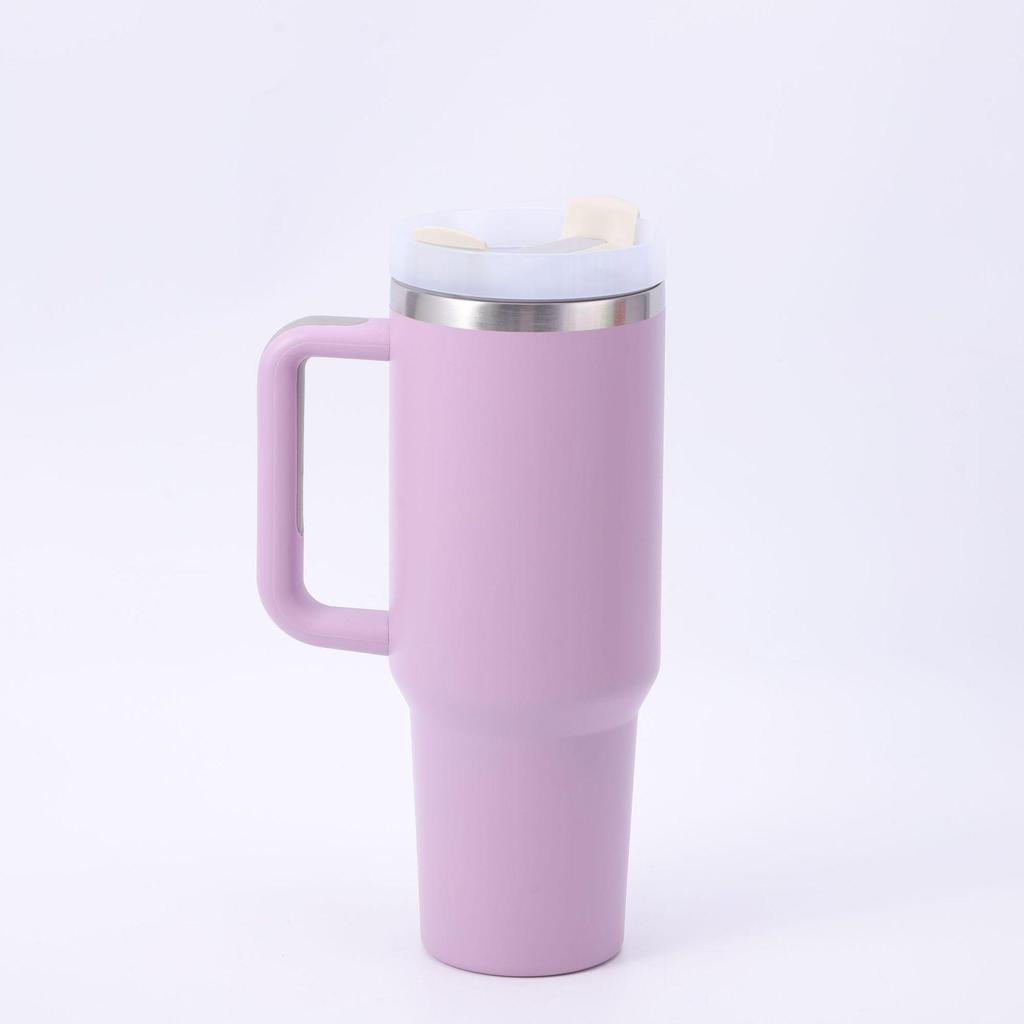 Third Gen 40oz Handle Thermos Cup, 304 Stainless Steel, Large Capacity for Vehicles, Ice Cooler Cup.