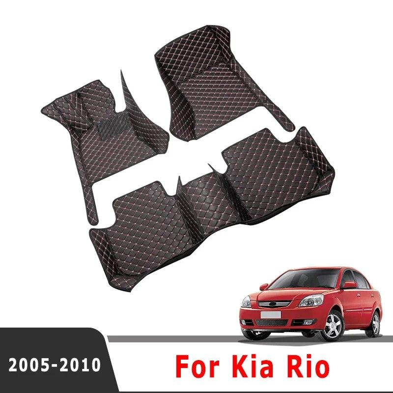 

Ковры для Kia Rio 2 2010 2009 2008 2007 2006 2005 автостайлинг на заказ автомобильные коврики аксессуары для интерьера подушечки для ног коврики
