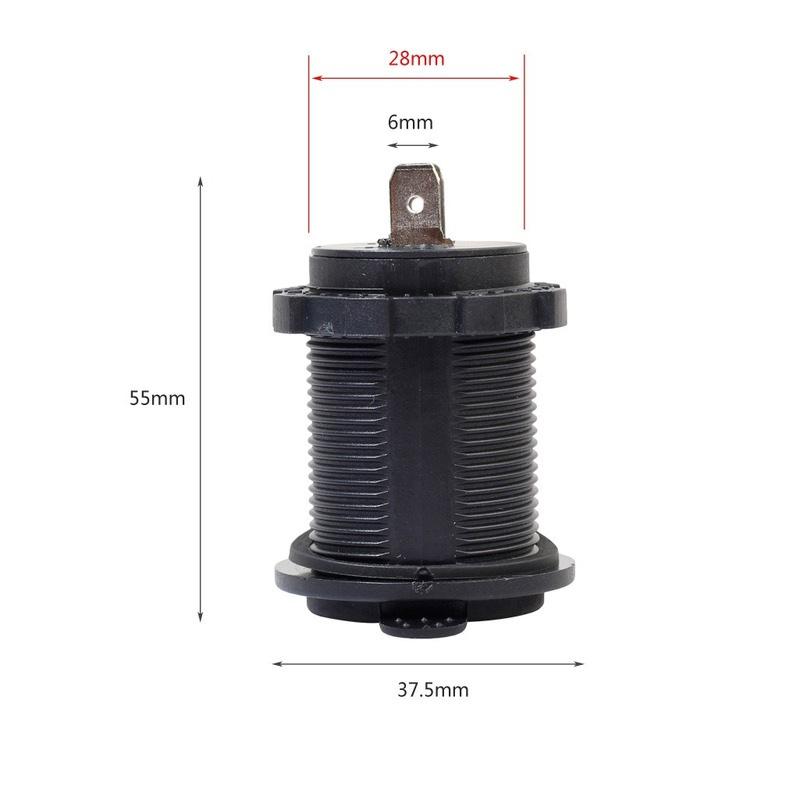 Upgrade your RV with a 12V 180W high-power cigarette lighter socket, suitable for heavy-duty vehicle onboard needs