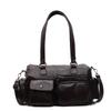 Boston Tote Bag For Women With Large Capacity Soft Pu Material Stylish Multipocket Design For Daily Use