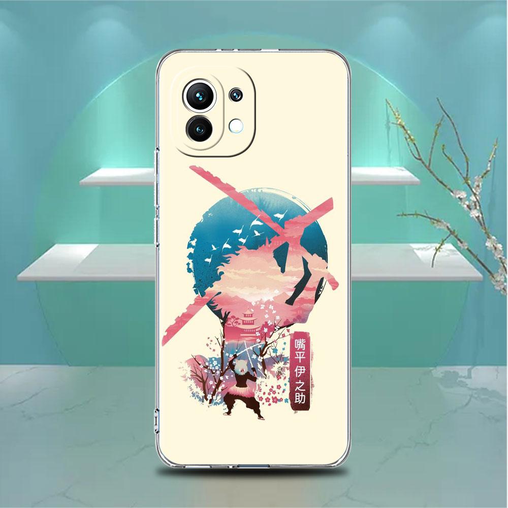 

Clear Case For Xiaomi Mi Poco X3 NFC M3 Pro F3 F1 11 Lite 12 Note 10 11T 9T Transparent Phone Cover Demon Slayer Anime Redmi Note 9S