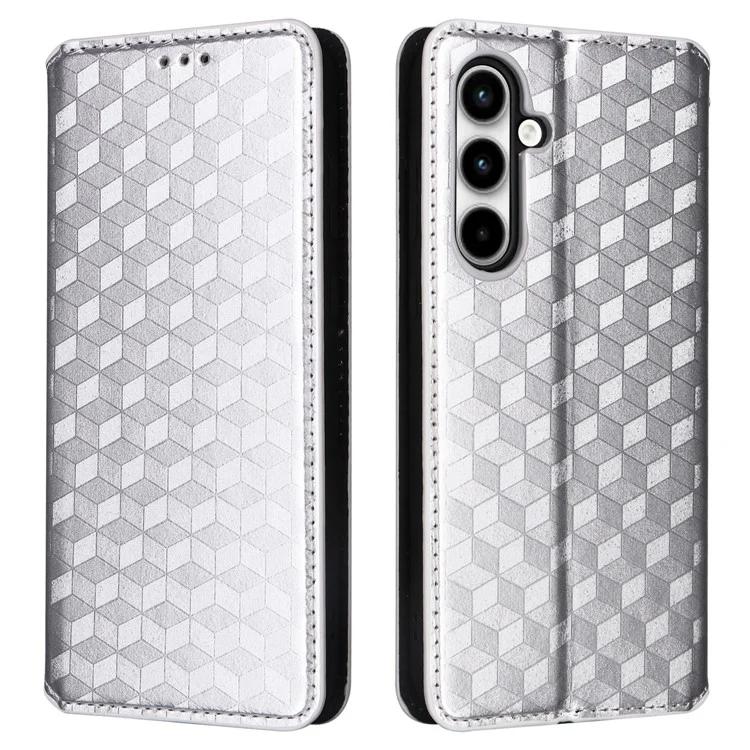 Für Samsung Galaxy A35 5G Telefon Brieftasche Leder Fall Rhombus Aufdruck