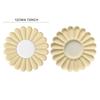 Silicone Daisy Trivet Mat, Large Heat-resistant Pot & Cup Coaster, High-grade Texture for Table Protection.