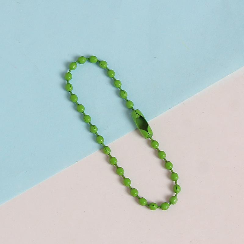 

50pcs Metal Alloy Ball Bead Chains For Buckle Buckle Keyrings Key Chains Clasps Key Ring Keychain Accessories Jewelry Making