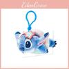 Summer Series Stitch Plush Keyring With Hat Wearing Swimming Ring Design