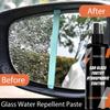 Car Glass Rain Repellent, Rearview Mirror Water Repellent Spray, Long-Lasting Rain Repellent for Car Front Windshield, Rearview Mirror Rain 