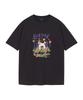 WILDROCK Flower Garden Puppy Pigment Oversized Short Sleeve T-Shirt (Cropped) (Type A)