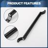 INFINAUTO Handlebar Motorcycle Crossbar Mirror Motorcycle Handlebar Extension with Small 1 Set Brace, Mount, 34cm/13.39" Wrench, Black,