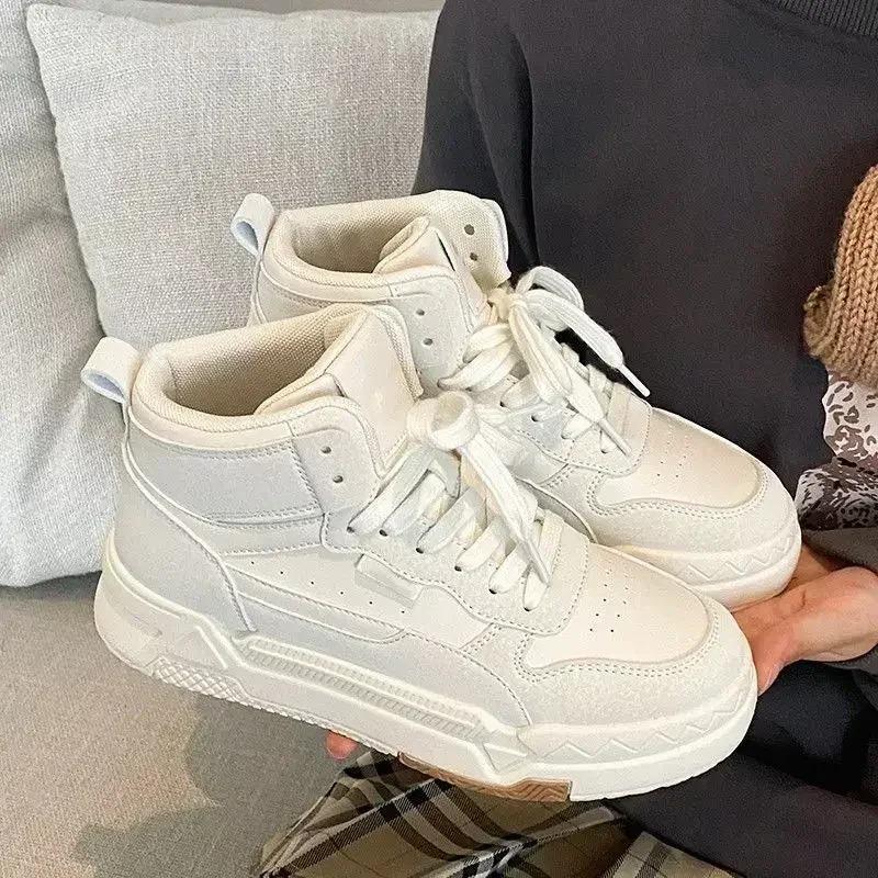 Blue Platform New Trend Sneakers Women's Sports Shoes Vintage Casual Color Blocking Vulcanize Lolita School Boot Female Flats