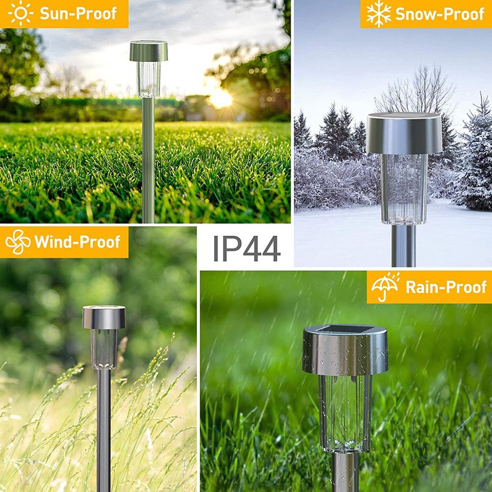 Solarleuchten für den Außenbereich, Gartenleuchten, solarbetriebene Lampe, Laterne, wasserdicht, Landschaftsbeleuchtung, Weg, Hof, Rasen, Gartendekoration