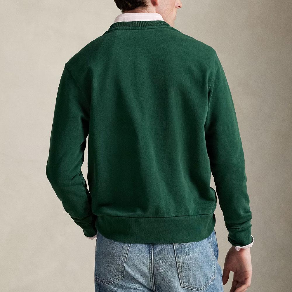 Polo Ralph Lauren embroidered logo crew neck sweatshirt 710916689-033