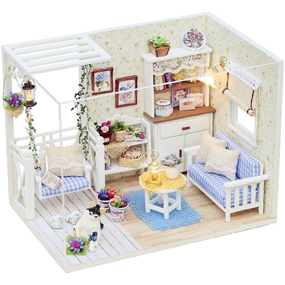 

Fun2U DIY Dollhouse Kit Cat Story Beginner Set